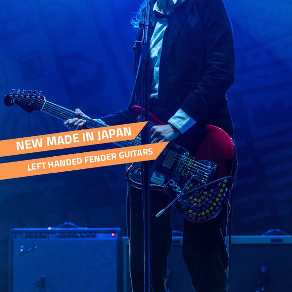 New Made In Japan FSR Fender Left-Handed Guitars Announced