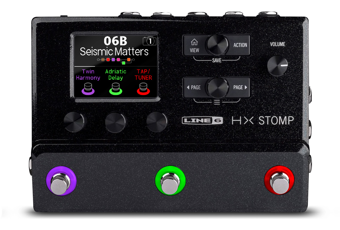 An image of Line 6 Helix HX Stomp Multi-Effects Pedal | PMT Online