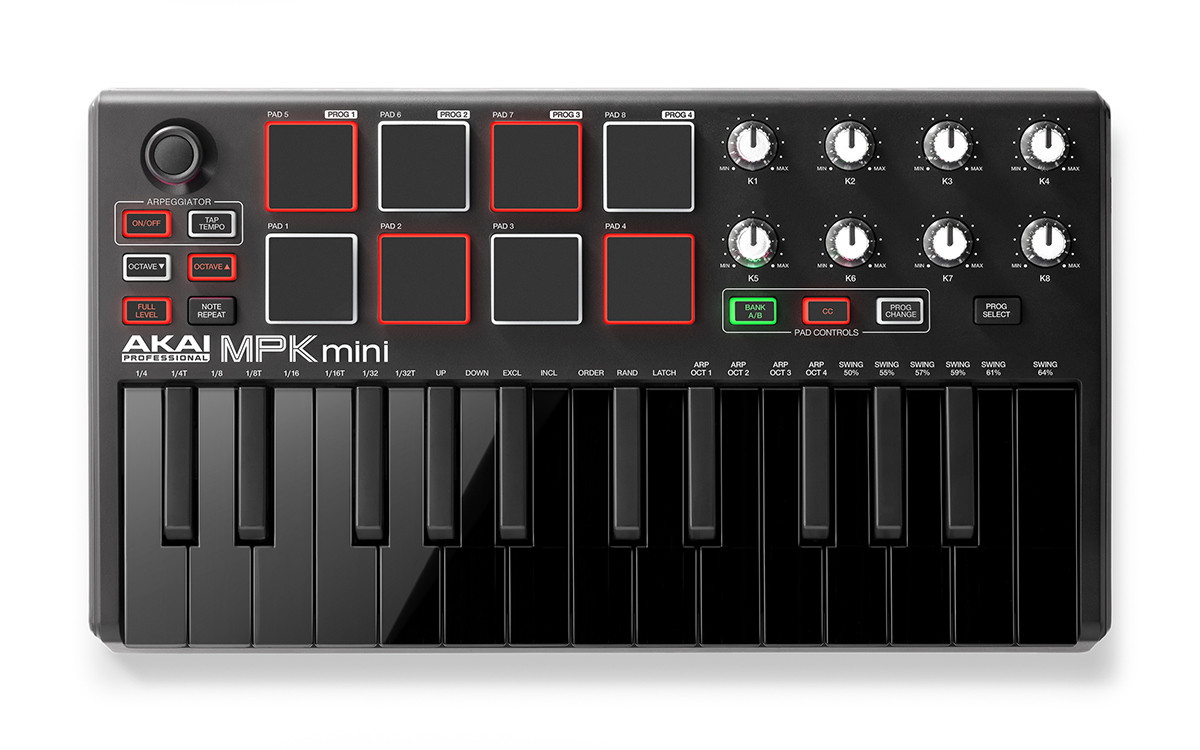 An image of Akai Professional MPK Mini 2 Black | PMT Online