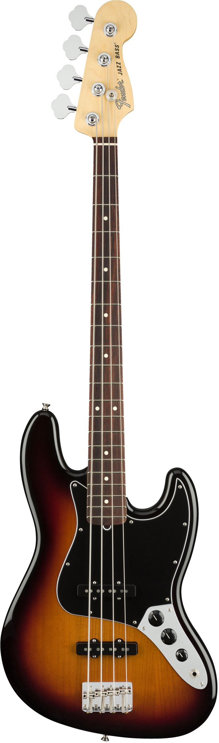 An image of Fender American Performer Jazz Bass RW FB 3-Color Sunburst | PMT Online