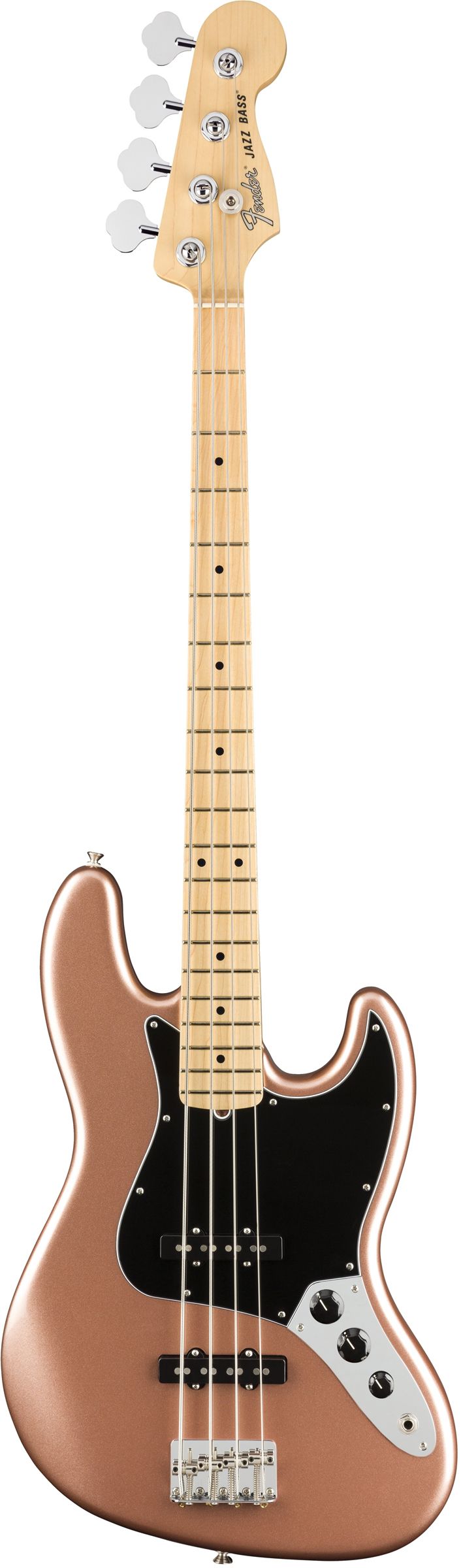 An image of Fender American Performer Jazz Bass Maple FB Penny | PMT Online