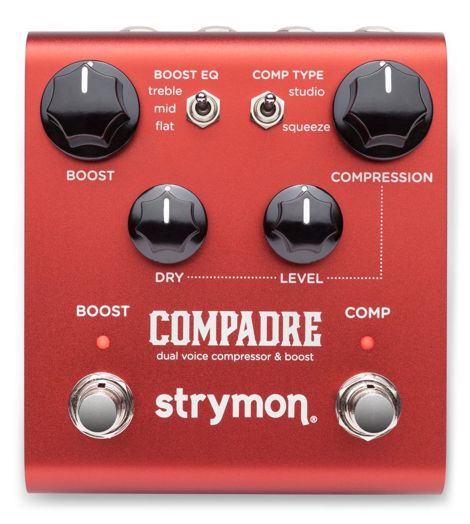 An image of Strymon Compadre Dual Voice Compressor and Boost Pedal | PMT Online