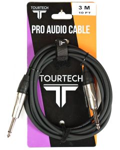 TOURTECH N-Series 10ft Jack to Jack Instrument Cable On Cardback