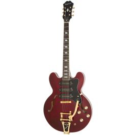 Epiphone Riviera Custom P93 in Wine Red with Bigsby | PMT Online