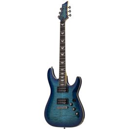 Schecter Omen Extreme-6 Electric Guitar, Ocean Blue Burst