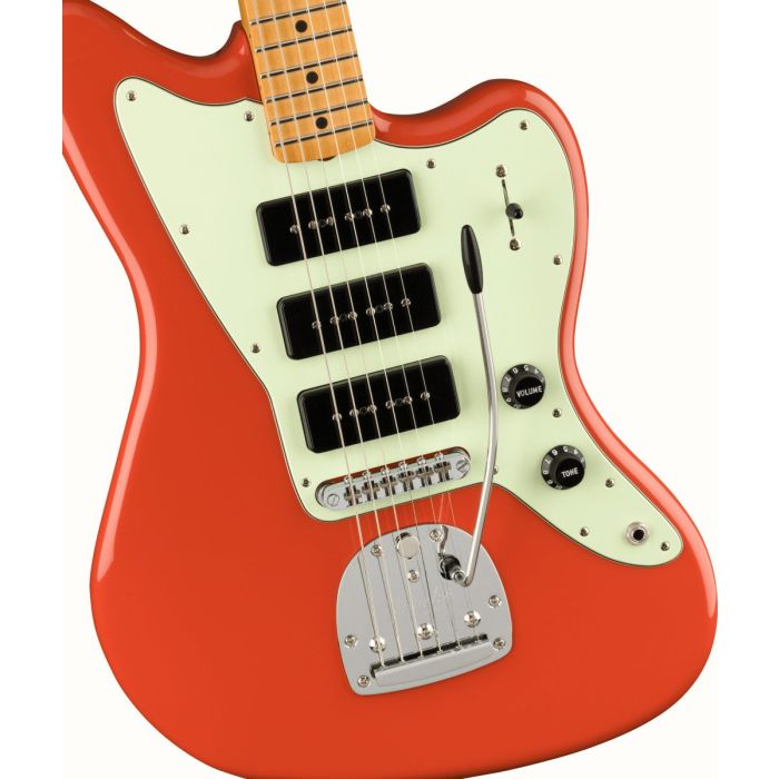Fender Noventa Jazzmaster MN, Fiesta Red Zoom