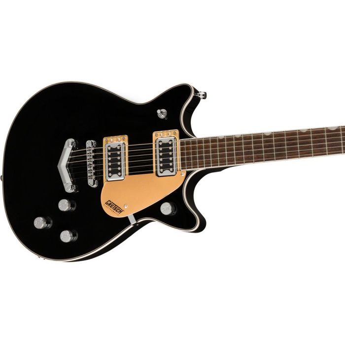 Gretsch G5222 Electromatic Double Jet BT IL Black, angled view