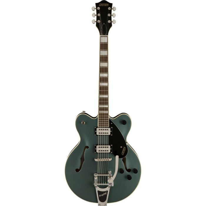 Gretsch G2622T Streamliner Ctr Block Double Cut with Bigsby IL Stirling Green, front view