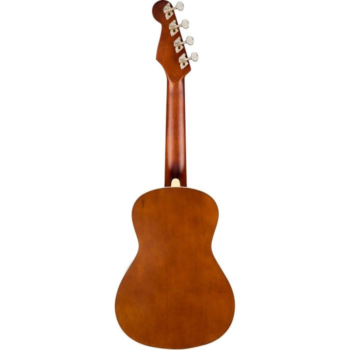 Fender Avalon Tenor Ukulele WN Natural, rear view