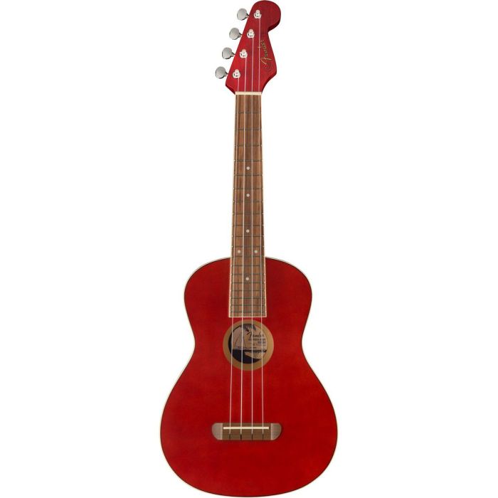 Fender Avalon Tenor Ukulele WN Cherry, front view