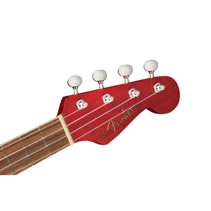 Fender Avalon Tenor Ukulele WN Cherry, headstock front