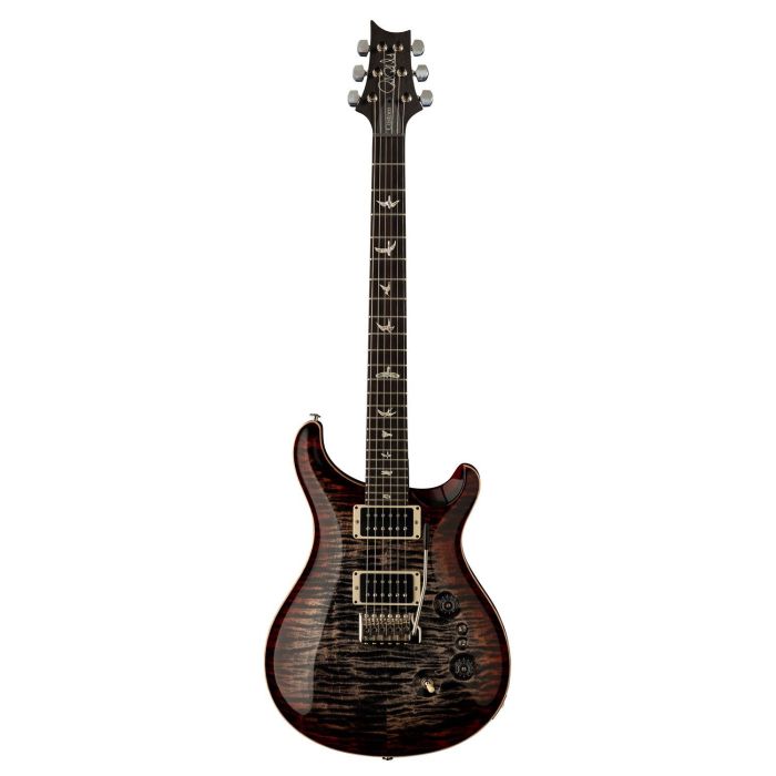 PRS Custom 24-08 Electric Guitar, Charcoal Cherry Burst front view