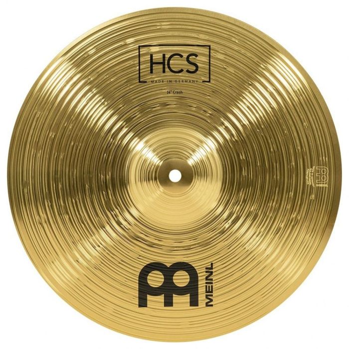 overhead view meinl hcs 14 inch crash