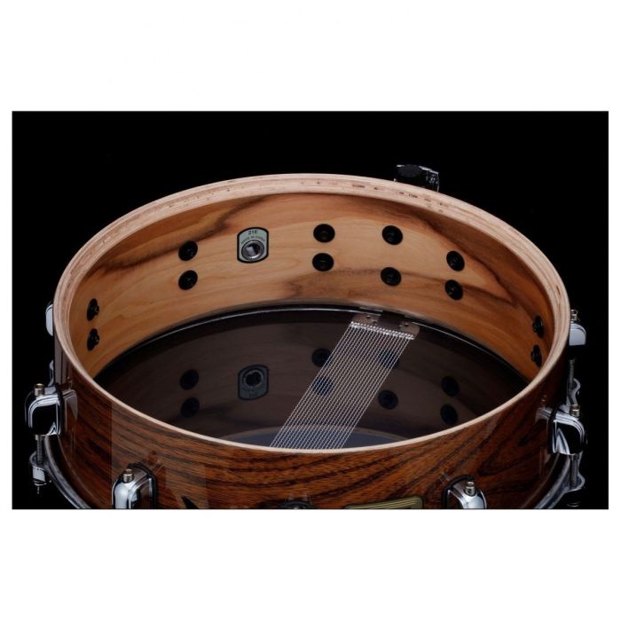 top inside view tama slp g hickory out elm snare