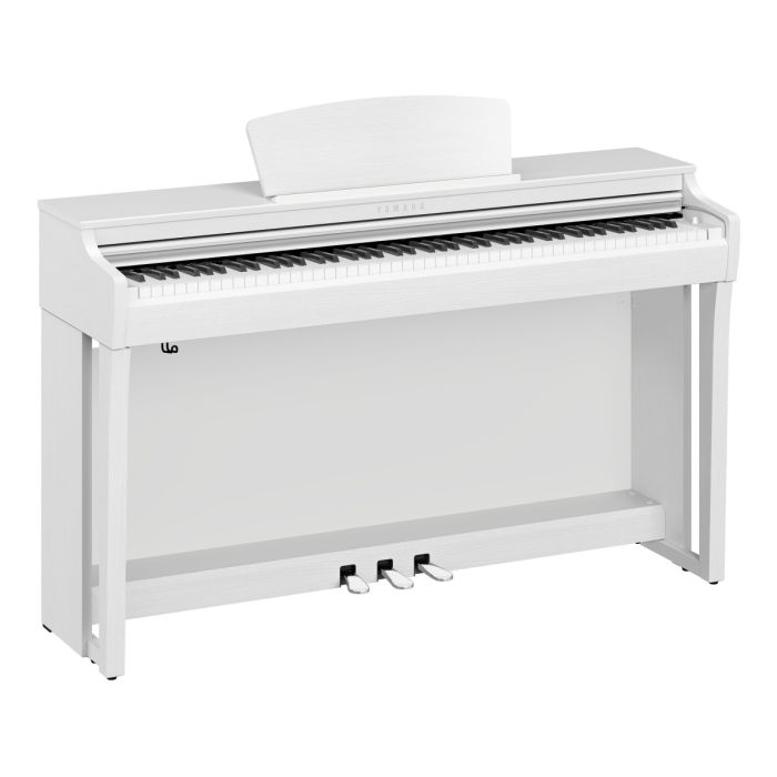 Yamaha CLP-725 Digital Clavinova in White Angle