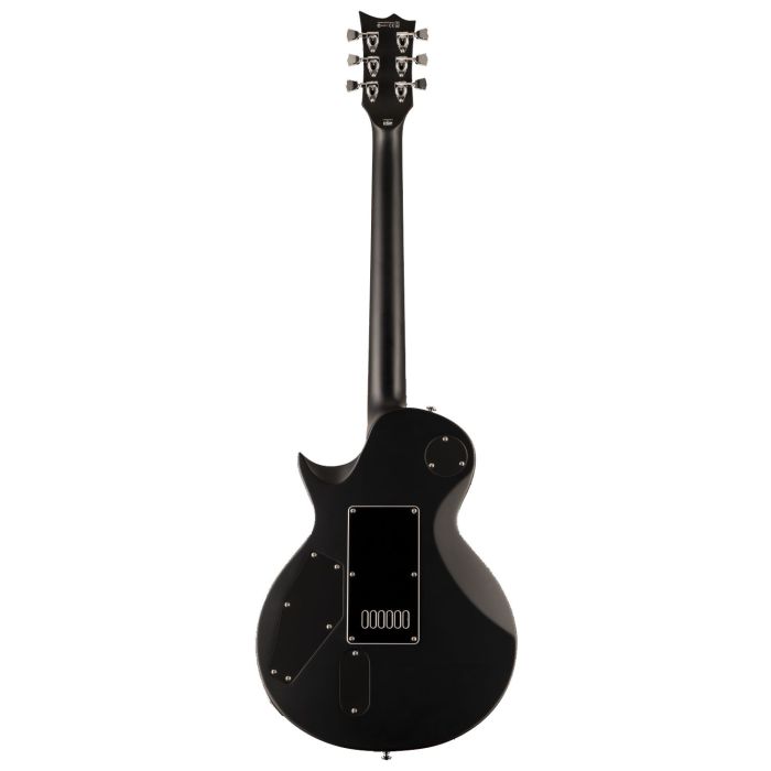 Rear view of an ESP LTD EC-1000 Evertune BB Electric Guitar, Black Satin