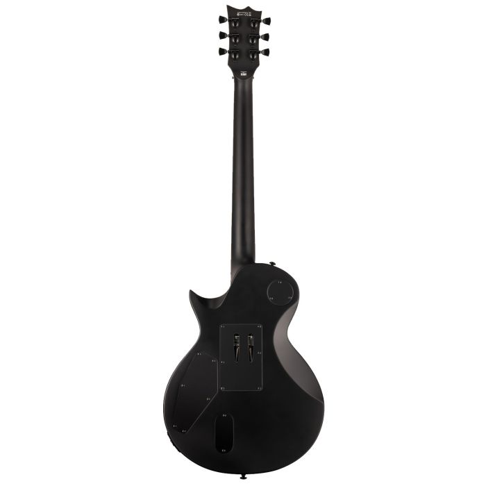 Rear view of an ESP LTD EC-1000 FR Electric Guitar, Black Satin