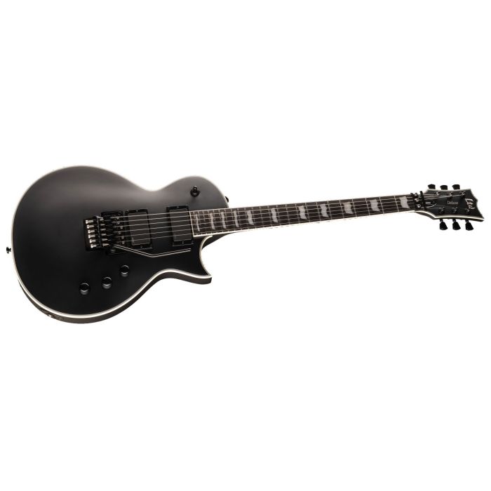 Right-angled view of an ESP LTD EC-1000 FR Electric Guitar, Black Satin