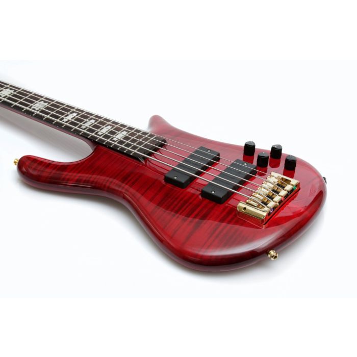 Spector Bass Euro 5LX Gloss Black Cherry - Bartolini Pickups