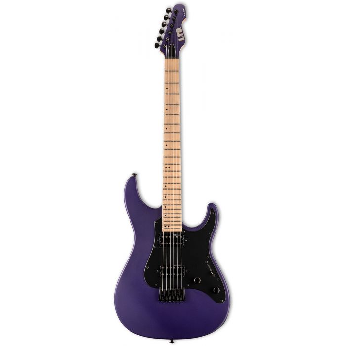 ESP LTD SN-200HT Electric Guitar, Dark Metallic Purple Satin front view
