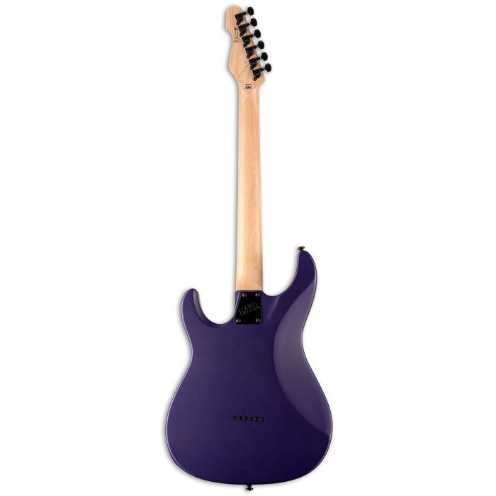 Rear view of an ESP LTD SN-200HT Electric Guitar, Dark Metallic Purple Satin