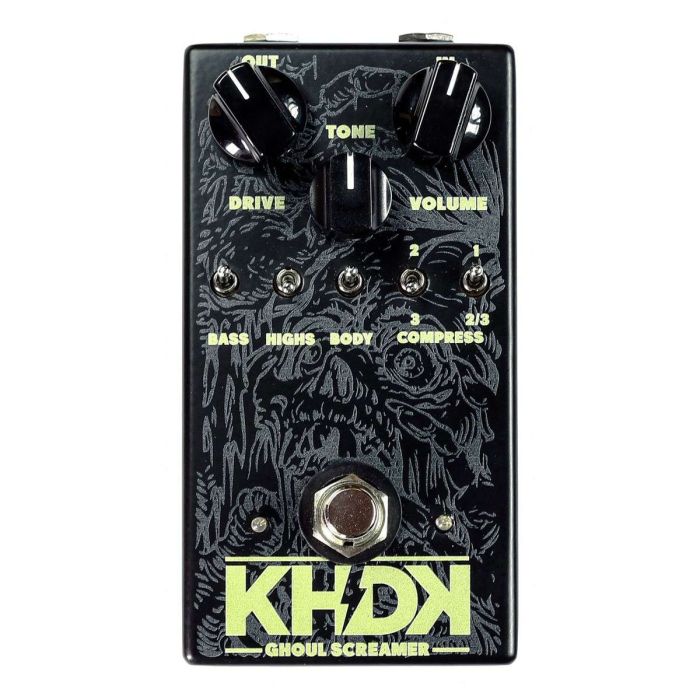 Overview of the KHDK Kirk Hammett Ghoul Screamer Pedal