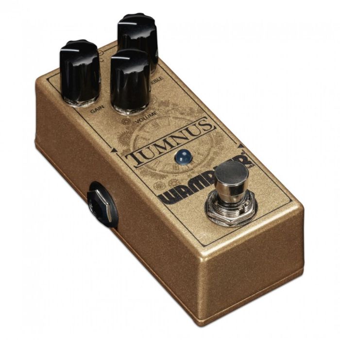 Right-sided view of a Wampler Tumnus Overdrive Pedal