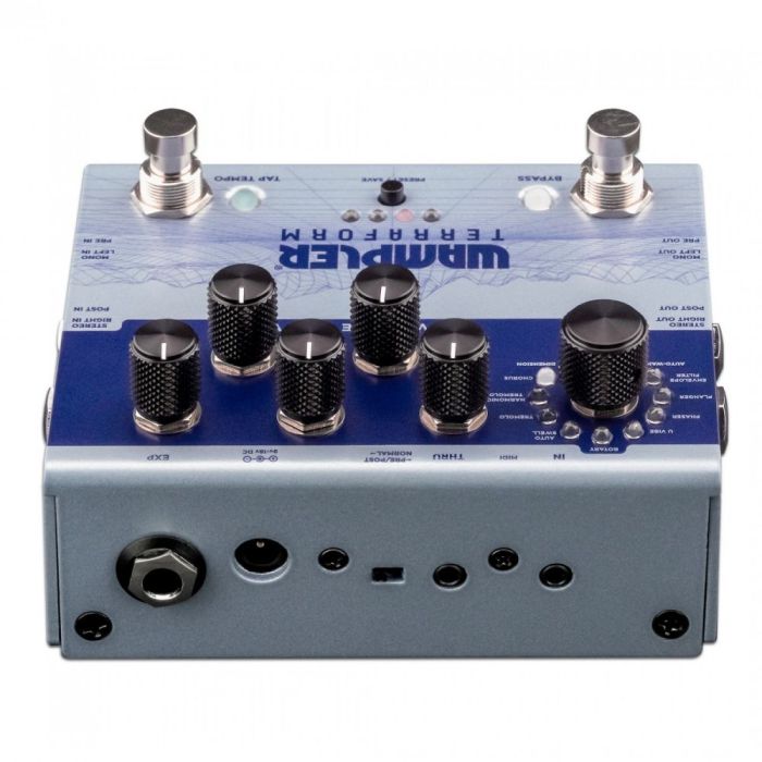 Back panel view of a Wampler Terraform Modulation Multi FX Pedal