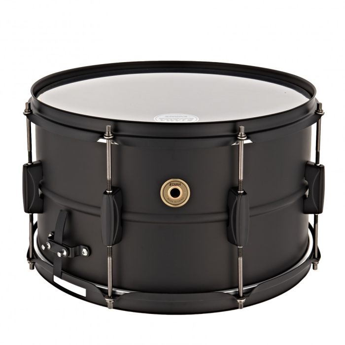 Tama 14" x 8" Metalworks Snare Drum, Matte Black Front