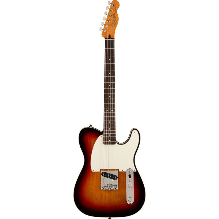 Front View of a Squier FSR Classic Vibe 60s Custom Esquire in 3-Colour Sunburst