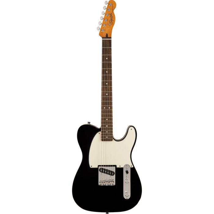 Front View of Squier FSR Classic Vibe 60s Custom Esquire LRL in Black