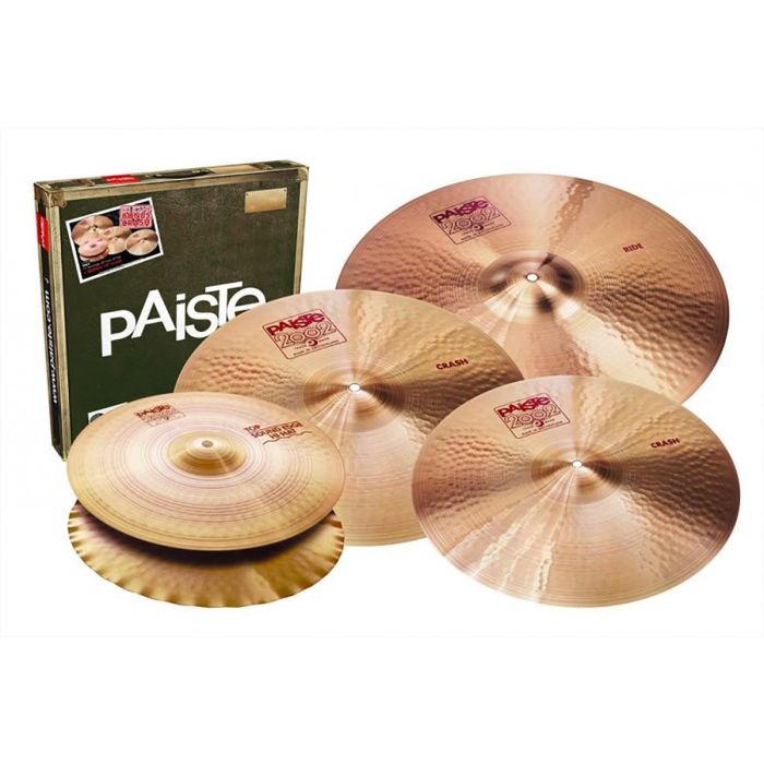 Paiste 2002 Classic 4-Piece Cymbal Box Set Packaging