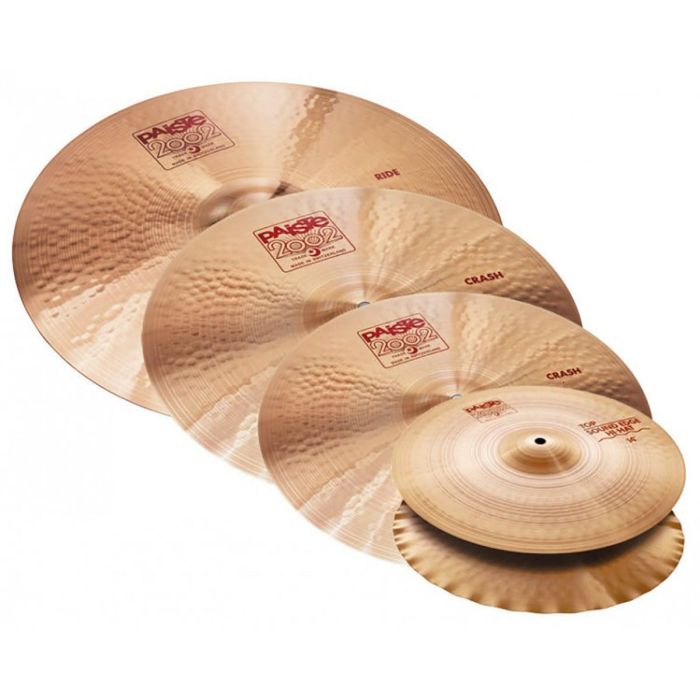 Paiste 2002 Classic 4-Piece Cymbal Box Set Arrangement