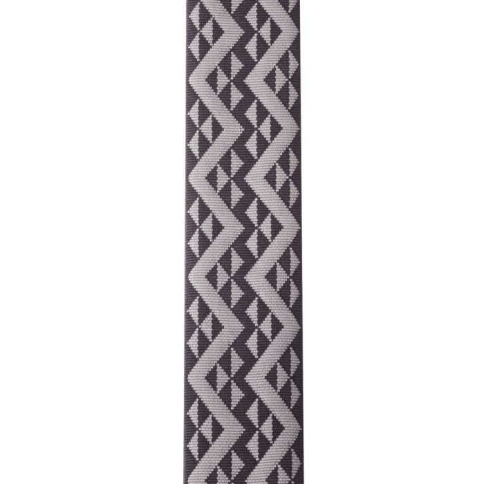 D'Addario Auto Lock Padded Guitar Strap, Geometric Pattern Detail