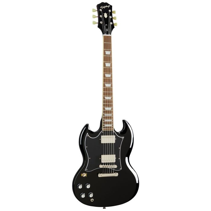 Epiphone SG Standard Left-Handed Guitar, Ebony front view