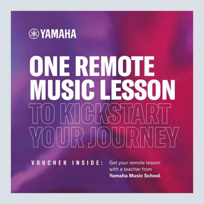 Free remote music lesson special offer from Yamaha