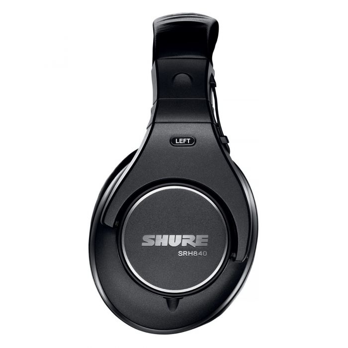 Side view of the Shure SRH840 Professional Monitoring Headphones