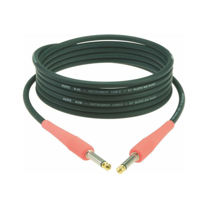 Klotz KiK Pro Instrument Cable with Red Sleeve, 3m Coil