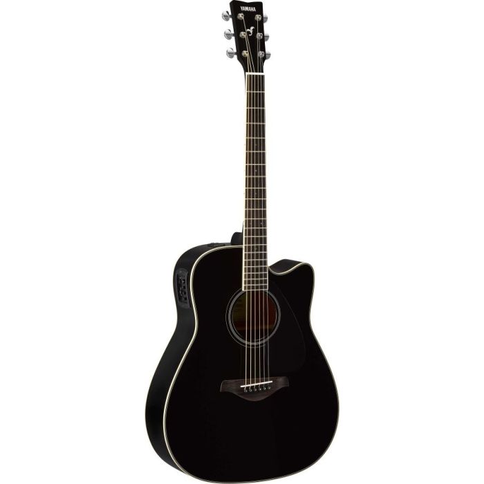 Yamaha FGX820CBL MKII Electro-Acoustic Guitar, Black Front