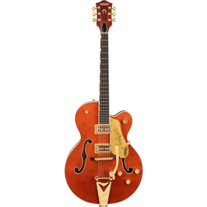 Gretsch G6120TG Players Edition Nashville with Bigsby, Orange Stain Front