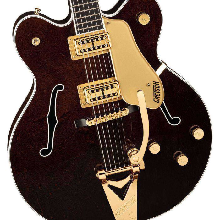 Gretsch G6122TG Players Edition Country Gentleman EB Walnut Stain Body Front Detailed View