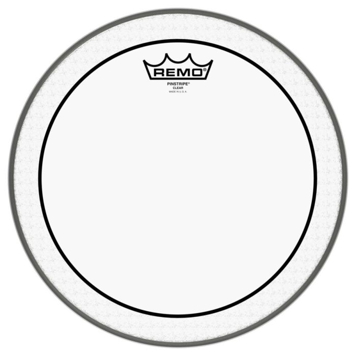 Remo Pinstripe Clear 22'' Bass Drum Head Front View