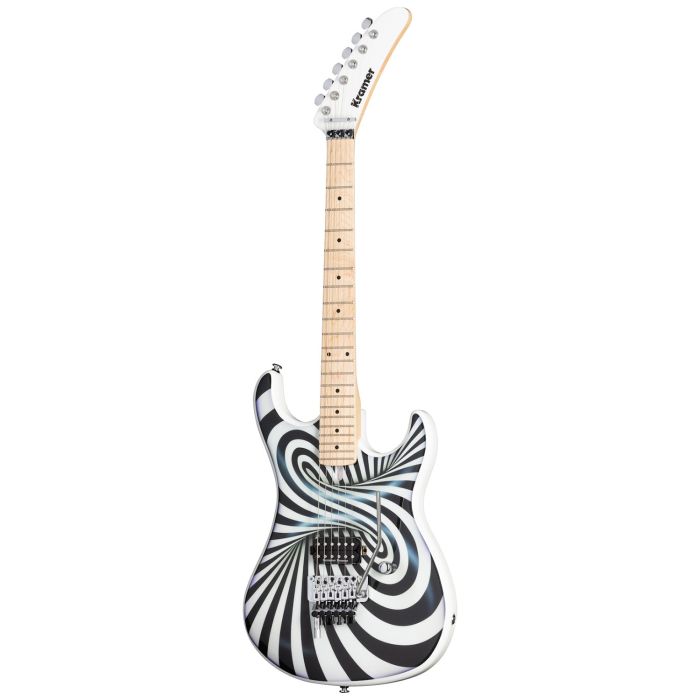 Kramer The 84 Custom Graphics Guitar, The Illusionist front view