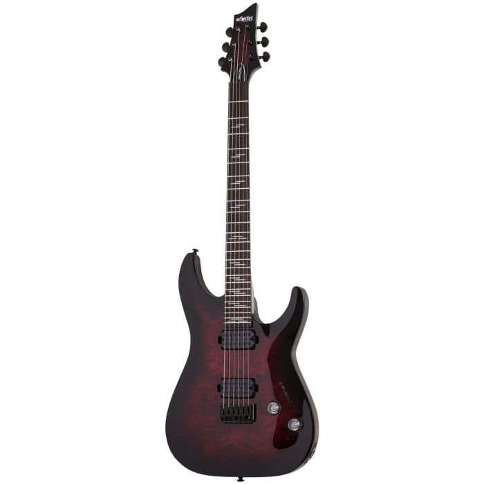 Schecter Omen Elite-6, Black Cherry Burst Front