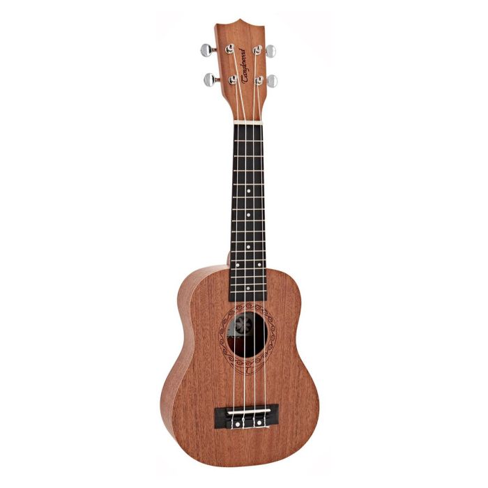 Tanglewood TWT1 Tiare Soprano Ukulele, All Mahogany Front View