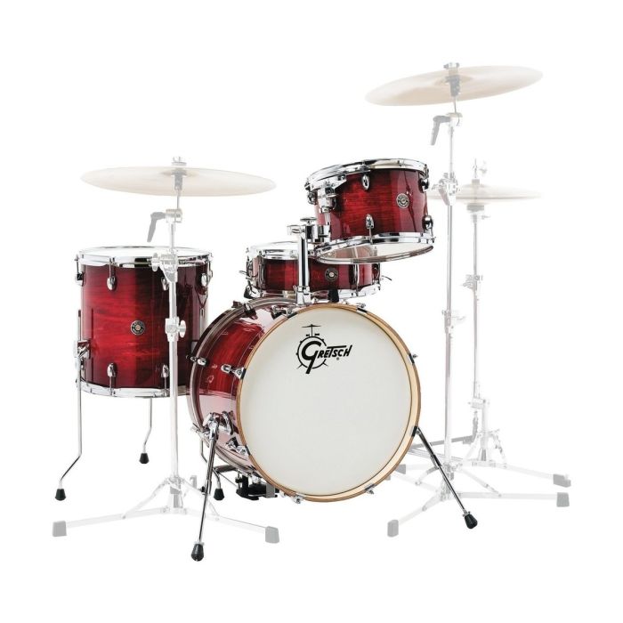 Gretsch Catalina Club 4-Piece 20" Shell Pack, Crimson Burst Shell Pack