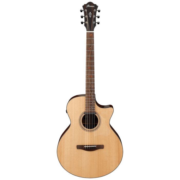 Ibanez AE275BT-LGS AE Series Baritone Acoustic, Natural Low Gloss front view