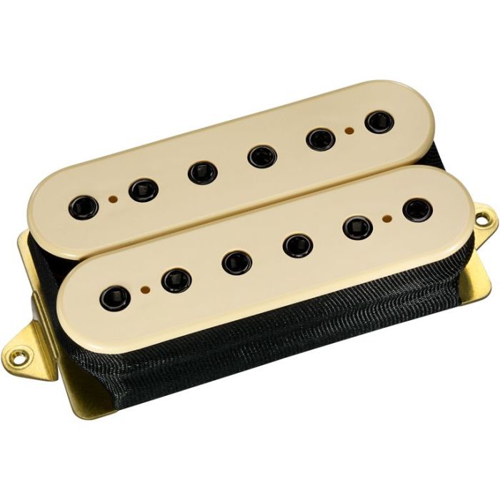 DiMarzio Steves Special Pickup Cream with Black Poles Top View