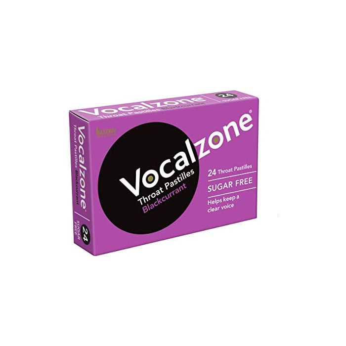 Overview of the VOCALZONE THROAT PASTILLE - BLACKCURRANT