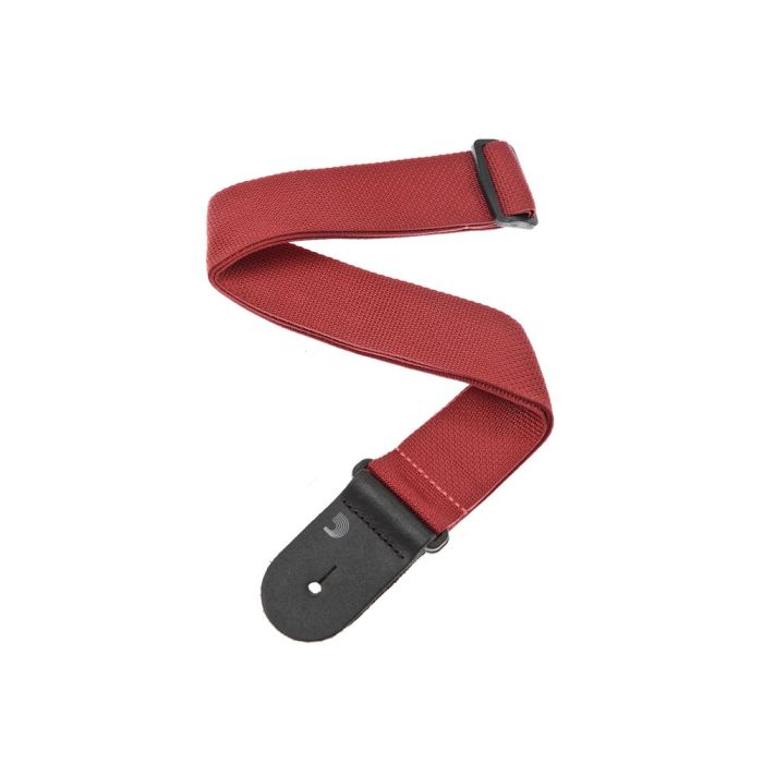 Dunlop Polypro Guitar Strap, Red Front